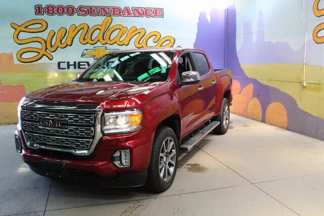 Used 2021 GMC Canyon Denali with VIN 1GTG6EENXM1193515 for sale in Grand Ledge, MI