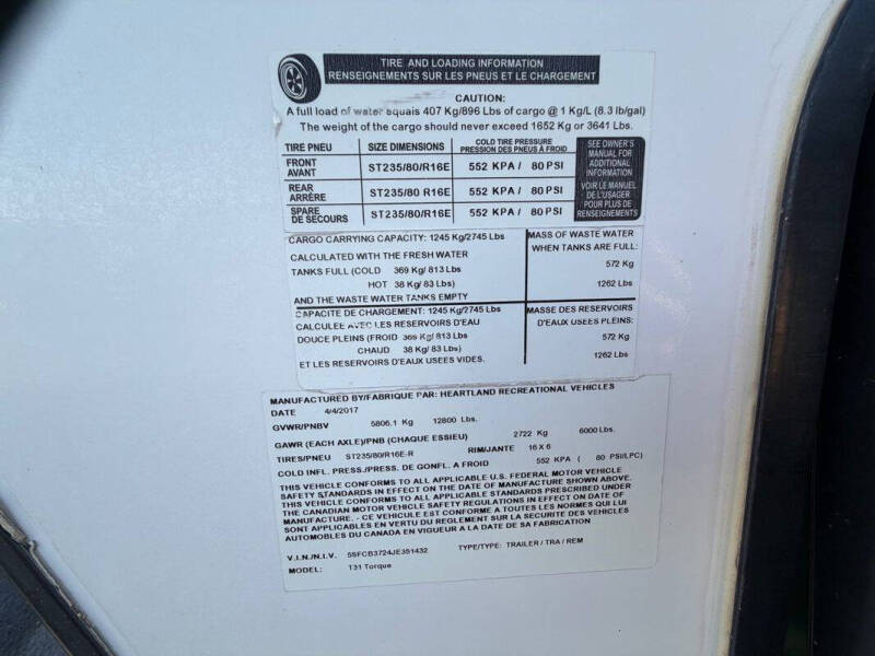 2018 Heartland Torque