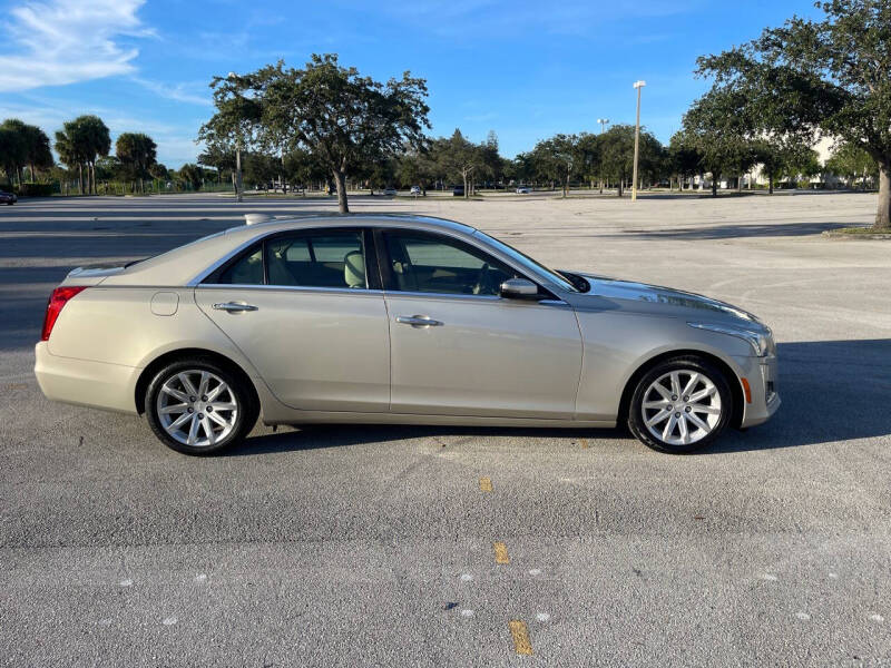 Used 2015 Cadillac CTS Sedan Luxury Collection with VIN 1G6AR5SX5F0106716 for sale in Pompano Beach, FL