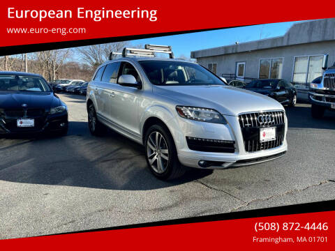 2015 Audi Q7 for sale at European Engineering in Framingham MA