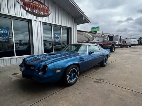 1978 Chevrolet Camaro for sale at Motorsports Unlimited in McAlester OK