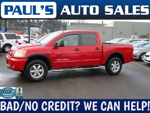 2010 Nissan Titan for sale at Paul's Auto Sales in Eugene OR