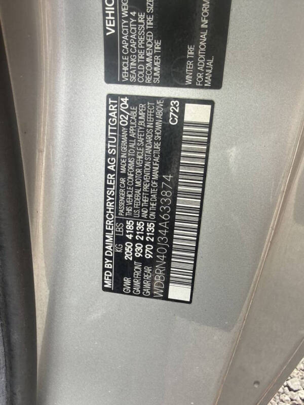 2004 Mercedes-Benz C-Class C 230 Kompressor
