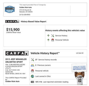 2013 Jeep Wrangler Unlimited Sport