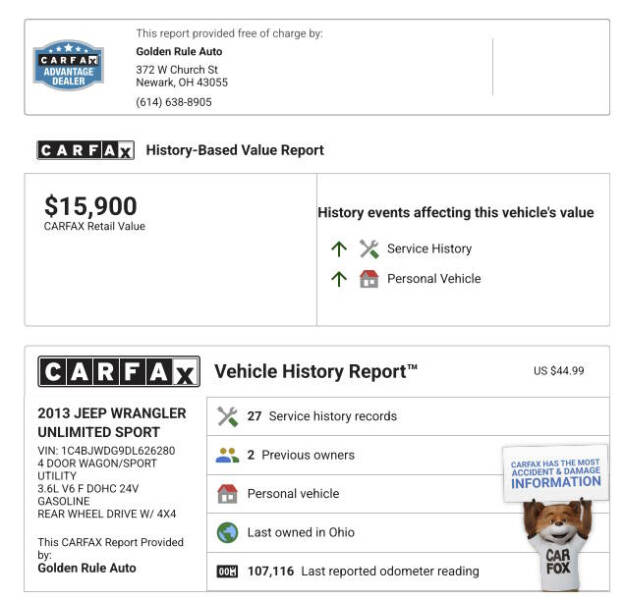 2013 Jeep Wrangler Unlimited Sport