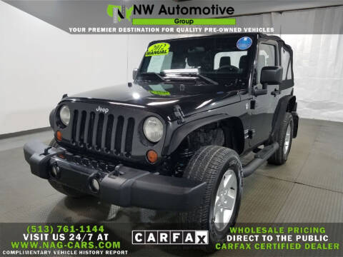 2012 Jeep Wrangler for sale at NW Automotive Group in Cincinnati OH