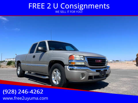 2007 GMC Sierra 1500 Classic for sale at FREE 2 U Consignments in Yuma AZ