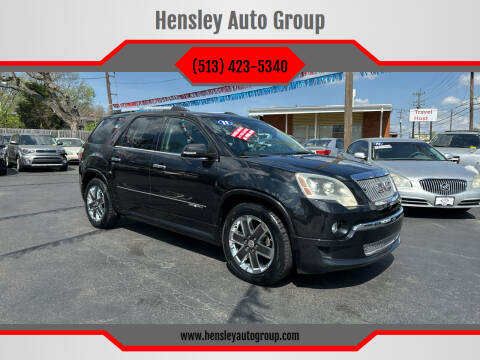 2011 GMC Acadia for sale at Hensley Auto Group in Middletown OH