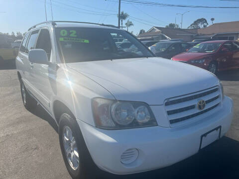 2002 Toyota Highlander for sale at Bloom Auto Sales in Escondido CA
