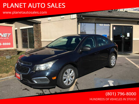 2015 Chevrolet Cruze for sale at PLANET AUTO SALES in Lindon UT