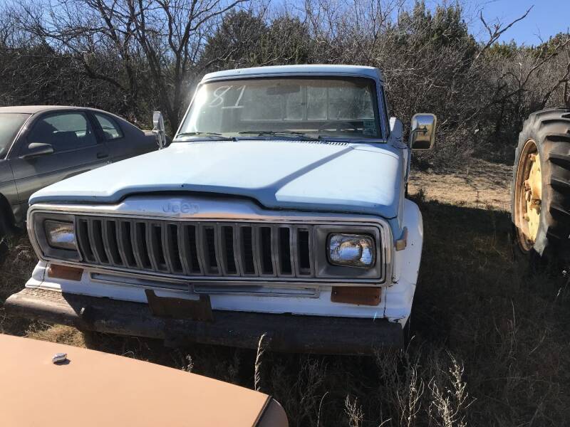 1981 Jeep J-10 Pickup for sale at CLASSIC MOTOR SPORTS in Winters TX