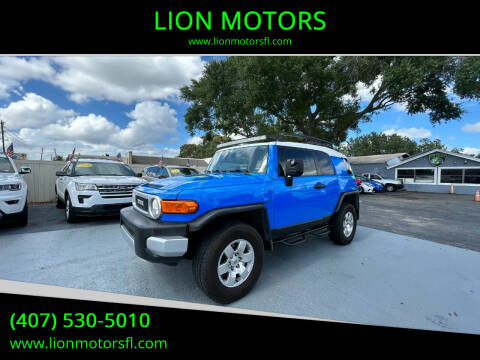 2007 Toyota FJ Cruiser for sale at LION MOTORS in Orlando FL