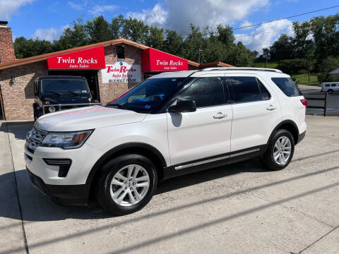 2019 Ford Explorer for sale at Twin Rocks Auto Sales LLC in Uniontown PA