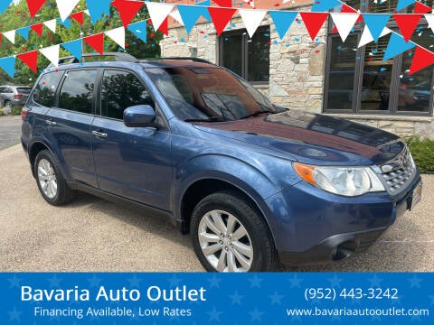 2012 Subaru Forester for sale at Bavaria Auto Outlet in Victoria MN