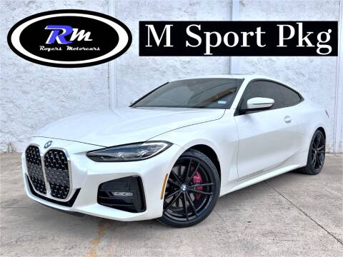 2022 BMW 4 Series for sale at ROGERS MOTORCARS in Houston TX