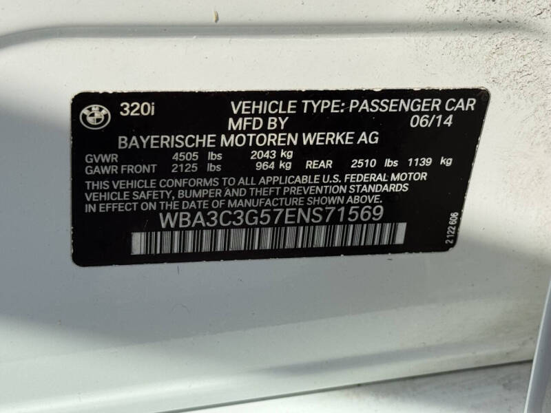 2014 BMW 3 Series 320i xDrive