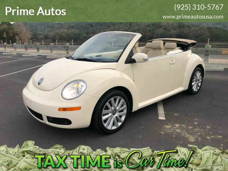 2009 Volkswagen New Beetle Convertible for sale at Prime Autos in Lafayette CA