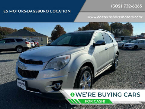 2011 Chevrolet Equinox for sale at ES Motors-DAGSBORO location in Dagsboro DE