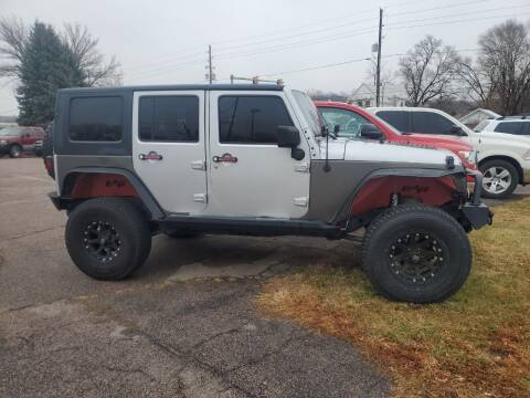 2008 Jeep Wrangler Unlimited for sale at RIVERSIDE AUTO SALES in Sioux City IA