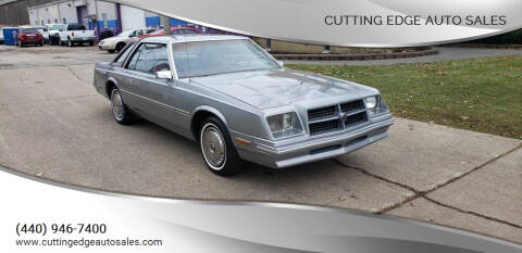 1982 Chrysler Cordoba for sale at Cutting Edge Auto Sales in Willoughby OH