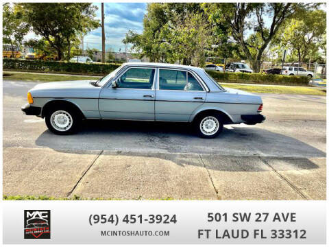 1983 Mercedes-Benz 300-Class for sale at McIntosh AUTO GROUP in Fort Lauderdale FL