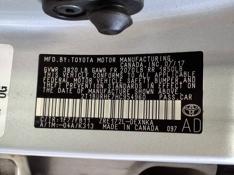 2017 Toyota Corolla LE