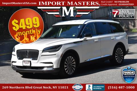 2020 Lincoln Aviator for sale at Import Masters in Great Neck NY