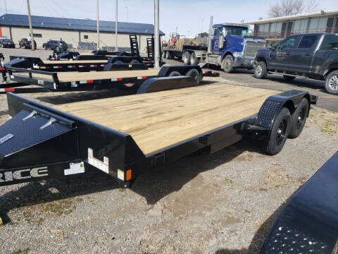 2022 Rice Trailers 18 FOOT CAR HAULER FLATBED