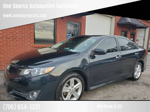 2012 Toyota Camry for sale at One Source Automotive Solutions in Braselton GA
