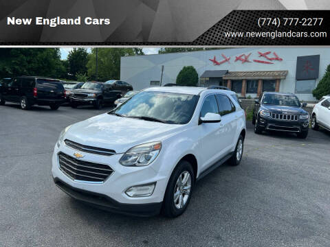 2016 Chevrolet Equinox for sale at New England Cars in Attleboro MA