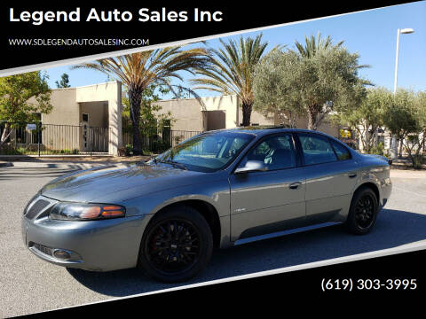 2005 Pontiac Bonneville for sale at Legend Auto Sales Inc in Lemon Grove CA