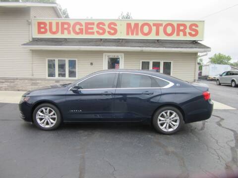 2017 Chevrolet Impala for sale at Burgess Motors Inc in Michigan City IN