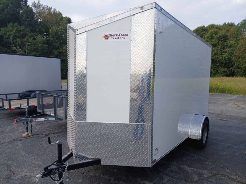 2024 Work Force 6x12 Deluxe Enclosed for sale at Trailer Liquidation Direct in Lexington NC