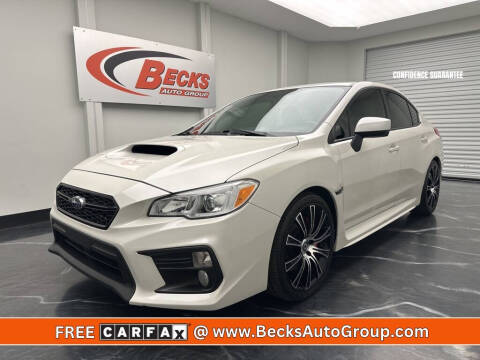 2020 Subaru WRX for sale at Becks Auto Group in Mason OH