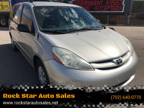 2008 Toyota Sienna for sale at ROCK STAR TRUCK & AUTO LLC in Las Vegas NV