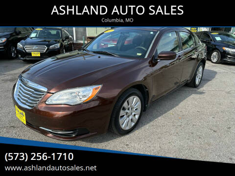 2012 Chrysler 200 for sale at ASHLAND AUTO SALES in Columbia MO