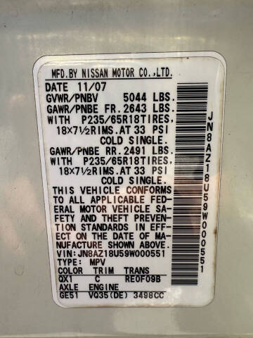 2009 Nissan Murano S