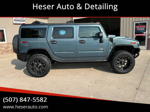 2007 HUMMER H2 for sale at Heser Auto & Detailing in Jackson MN