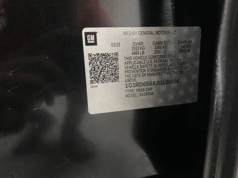 2018 Chevrolet Volt Premier