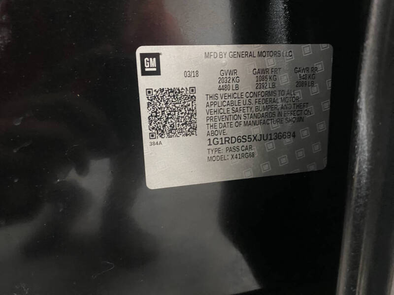 2018 Chevrolet Volt Premier