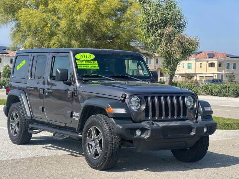 2018 Jeep Wrangler Unlimited for sale at Esquivel Auto Depot in Rialto CA