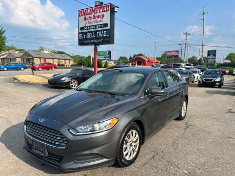 2015 Ford Fusion for sale at Unlimited Auto Group in West Chester OH