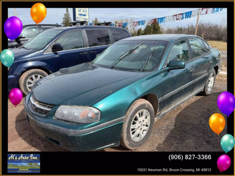 2000 Chevrolet Impala for sale at Al's Auto Inc. in Bruce Crossing MI