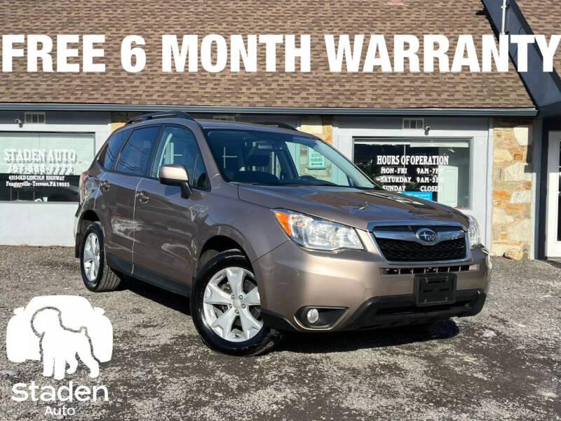 2015 Subaru Forester for sale at Staden Auto in Feasterville Trevose PA