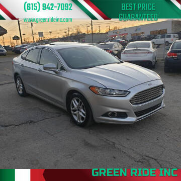 2013 Ford Fusion for sale at Green Ride Inc in Nashville TN