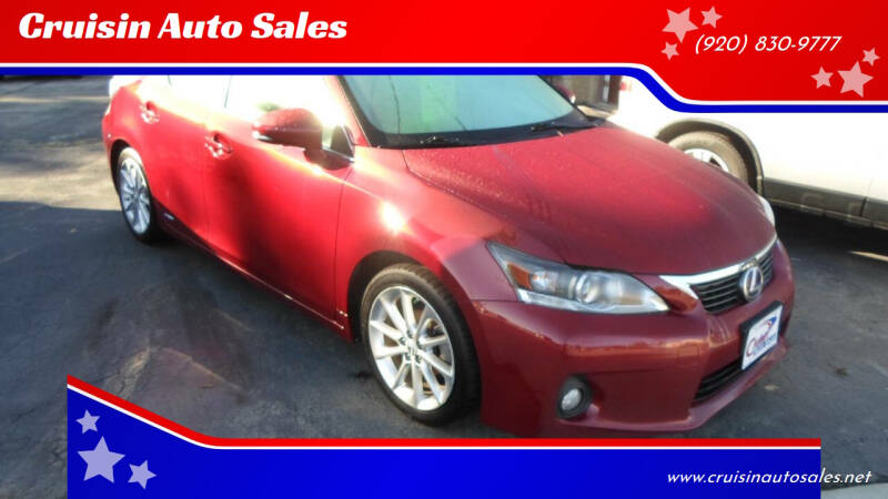 2012 Lexus CT 200h for sale at Cruisin Auto Sales in Appleton WI