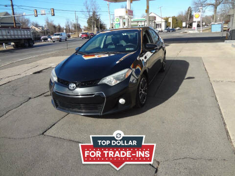 2015 Toyota Corolla for sale at FERINO BROS AUTO SALES in Wrightstown PA