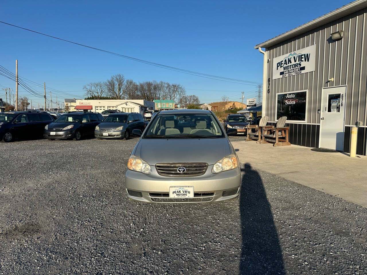 2004 Toyota Corolla for sale at PEAK VIEW MOTORS in Mount Crawford, VA