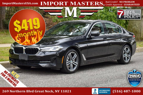 2021 BMW 5 Series for sale at Import Masters in Great Neck NY