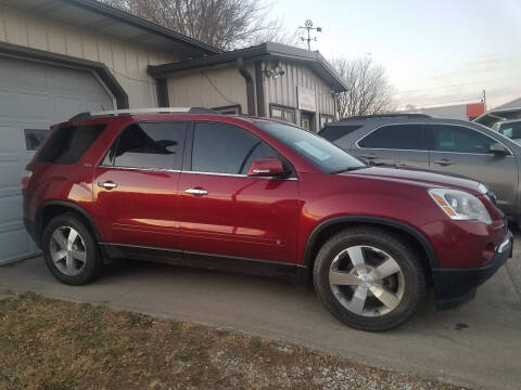 2010 GMC Acadia for sale at RIVERSIDE AUTO SALES in Sioux City IA